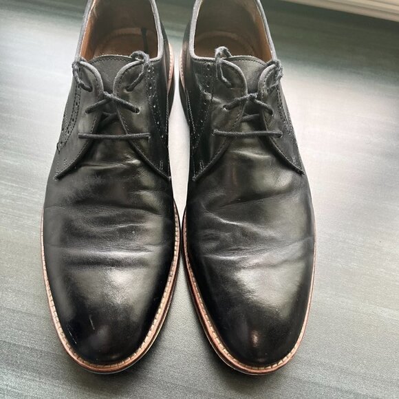 Johnston & Murphy Men's Bradford Cap Toe Black Size 10.5 EUC - Picture 2 of 3